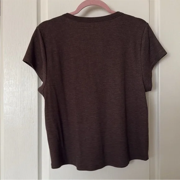 AE | Hey Baby | Waffle | Tee | Brown - Picture 7 of 14